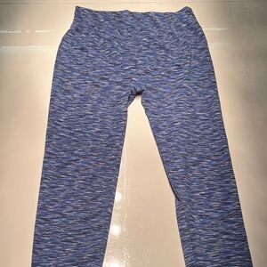 Blue Patterned Leggings